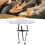 Conga Drum Stand Adjustable Height Heavy Duty Iron with AntiSlip Rubber Base for Performance 4