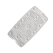Foldable Galvanized Washboard for Hand Laundry and Travel, Mini SpaceSaving Design