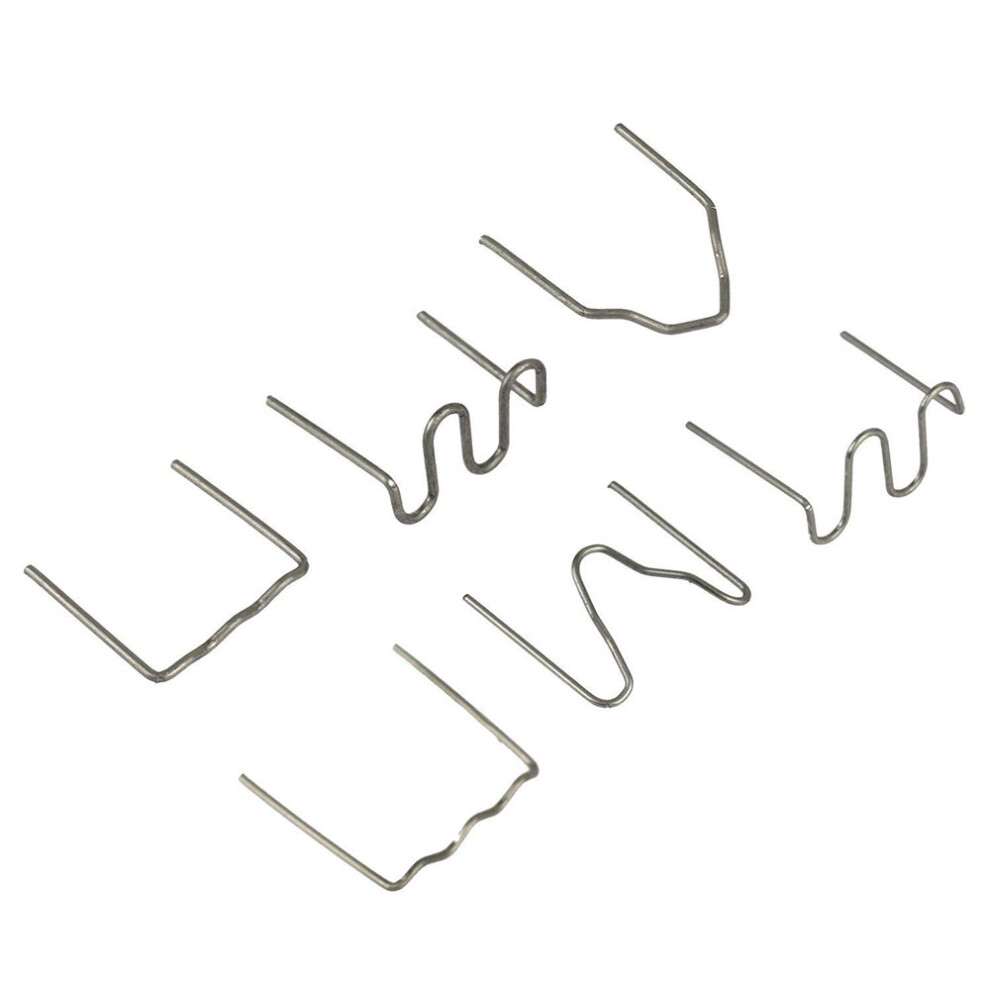 1000Pcs Steel Car Bumper Plastic Welding Staples 0.8Mm & 0.6Mm 3171390555863