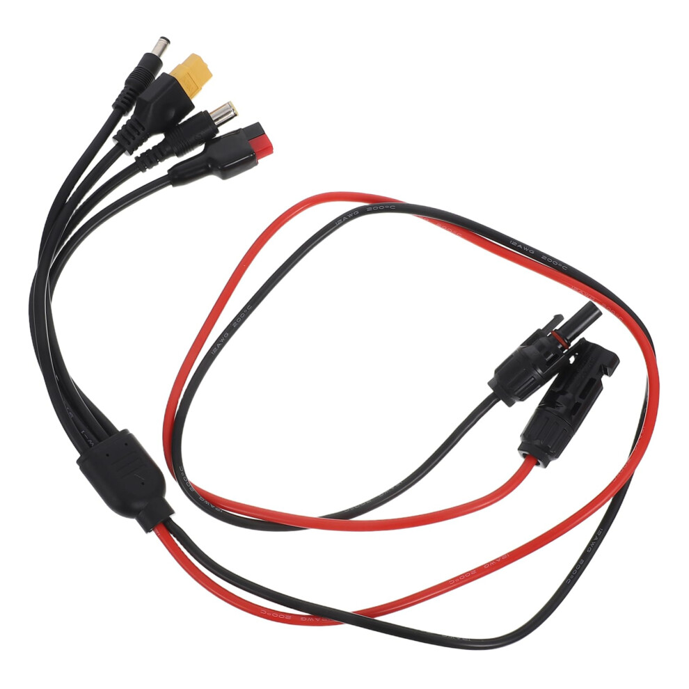 Solar Panel Cable Adapter Mc4 To Dc Extension Cord For Rv Offgrid, 1To4 Splitter, Weather Resistant 9455672202220