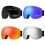 Ergonomic Sports Eyewears Comfortable Ski Goggle with-Black 2