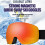 Ergonomic Sports Eyewears Comfortable Ski Goggle with-Black 3