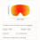 Ergonomic Sports Eyewears Comfortable Ski Goggle with-Black 4
