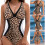 Quick Drying Design Swimsuit Nylon Texture Comfortable-3 S 4