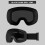 Ergonomic Sports Eyewears Comfortable Ski Goggle with-Black 6