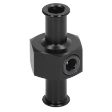 Auto-Treibstoffdruckmesser Adapter T-Form 3/8 Zoll Schlauchanschluss 1/8 Zoll NPT Anschluss Schwarz
