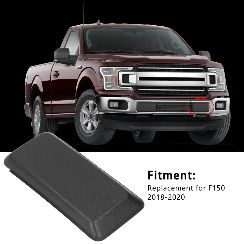 Bumper Insert Cap Left For F150 2018-20 Black 7293282798267