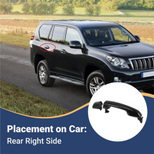 Rear Left & Right Outside Exterior Door Handle 69211-60090 for Prado Land 2010 - 2017