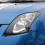 1Pair Front Headlight Lens Cover Lampshade Shell for  Swift 2005-2016 Transparent Lights Glass Replacement Shell 6