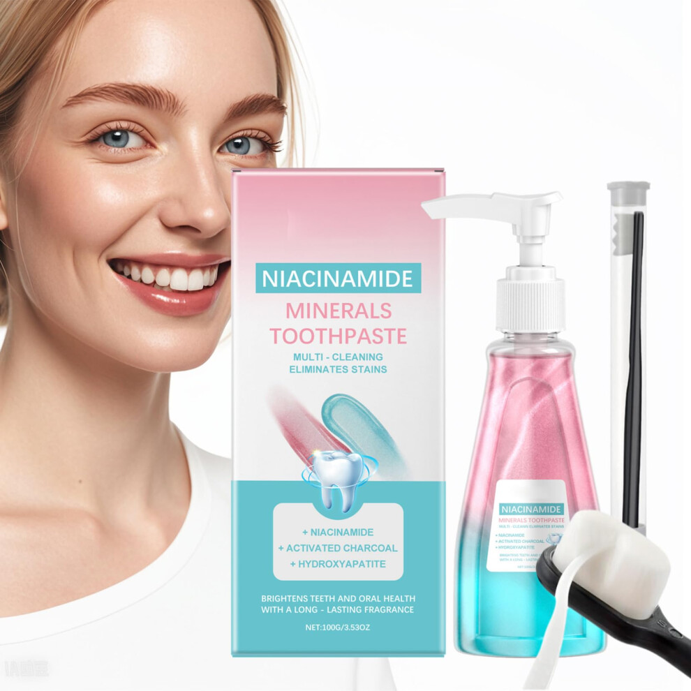Nicotinamide Whitening Toothpaste for Sensitive Teeth, Gentle Natural Whitening Formula and LongâLasting Freshness