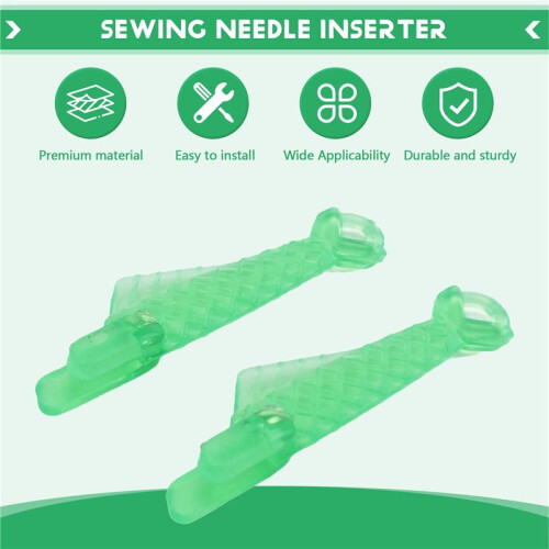 100Piece Sewing Needle Inserter, Fish Type Sewing Machine Automatic Needle Threader, Quick Sewing Threader Needle 1