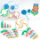 Pompom Maker, 4 Sizes Pom Pom Makers for Fluff  Weaver Needle  DIY Wool Knitting  Tool +1PS Scissors 3