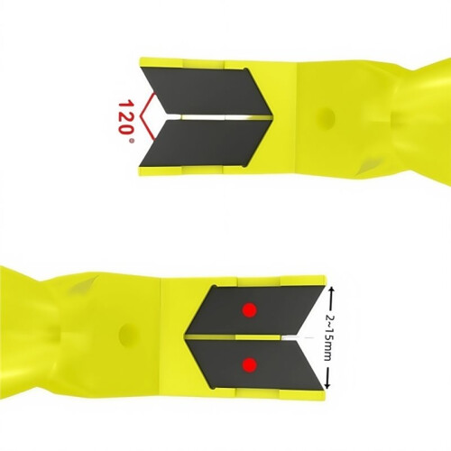 Acrylic Flash Trimmer Double Blade Chamfering Tool for Plexiglass and PVC Panels,  Trimming for 2-15mm 2
