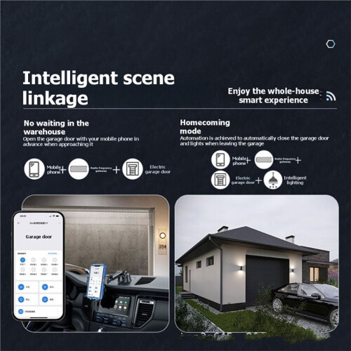 USB RF Gateway WiFi Direct Connection No Gateway Required for Mi Home App RF USB Learning Control Roller Shutter Door