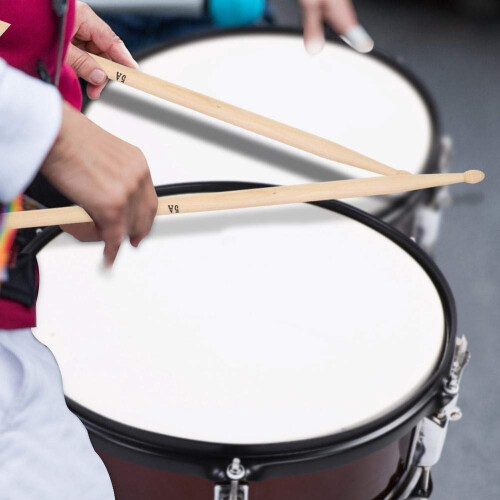 Snare Drum Kit with Drumsticks, Strap, Drum Key and Carry Bag for Practice and Performance 1