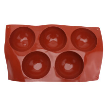 Professional Silicone Hemisphere Mold 15cm for Cakes and Fudge Pastry Bakes
