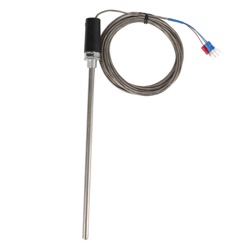 Pt100 Temperature Sensor 200Mm Stainless Steel Probe M12 Thermocouple 0-400C 4651390559461