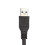 USB Hub 4 Port Black with Power Switch, 5Gbps Transmission 4