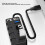 USB Hub 4 Port Black with Power Switch, 5Gbps Transmission 6