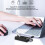 USB Hub 4 Port Black with Power Switch, 5Gbps Transmission 9