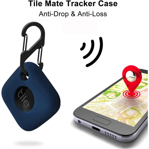 4PCS Case for Tile Mate / Tile Mate Tracker , Soft Silicone Skin Cover 2