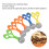 5pcs Plastic Insects Catcher Set, 14cm Multi-Function Bug Collector 5