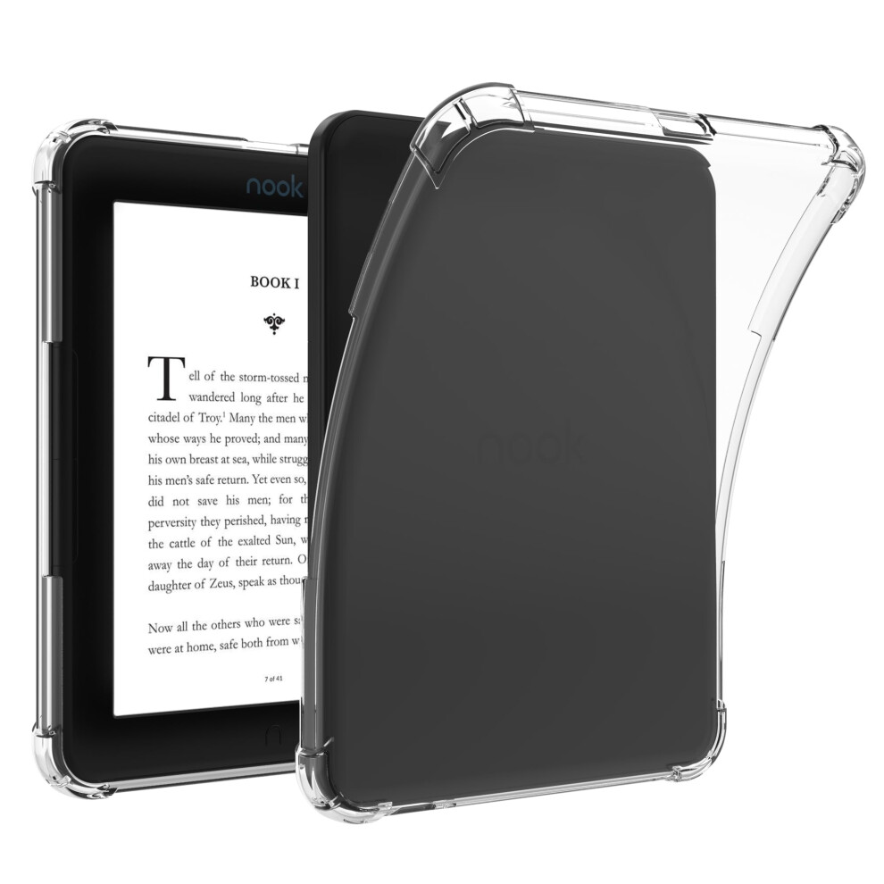 Clear Tpu Case For Nook Glowlight 4 And 4E Â Slim Transparent Protective Shell With Shockabsorbing Corners 9073542700845