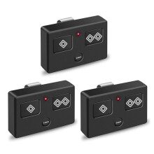 Transmisor Remoto AXS1 de 3 Piezas para Controles , Transmisor Remoto de 3 Botones para Abridor de Portones Automático.