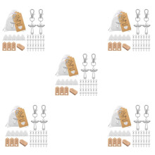100Pcs Thank You Gift Angel Keychains Wedding Favors Guardian Angel for Christening Baby Shower Birthday Giveaway