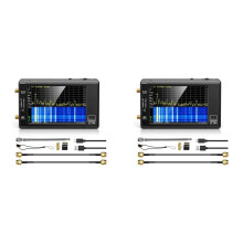 2X Ultra 4Inch Spectrum Analyzer Handheld TINY SA Frequency Analyzer 100KHz-5.3GHz Add 32GB Card Network Tester
