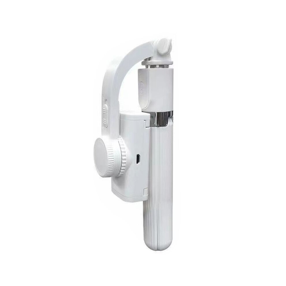 L08 Gimbal Tripod Selfie Stick Handheld Stabilizer Mobile Phone Holder Adjustable White 4713954315095