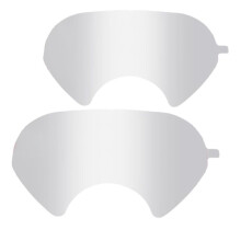 10 Pack Peel Off Lens Cover Compatible for 6885, 6000, 6700, 6800, 6900 Series Respirator Mask, Protective Cover