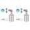 2set 1/2Inch to 3/4Inch Water Float Valve,Stainless Steel Float Valve,Fully Automatic Water Level Controller Float Valve 1
