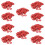 1000PCS Red Motherboard Screw Insulating Fiber Washers 1