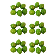 36 X Realistic Lifelike Artificial Plastic Lime Lemon Fruit Food Fake Home Decor