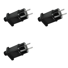 3X 3,5V 3,6W Stekker LED-Voeding LED-Transformator Stekkeradapter IP44 Waterdichte Stroom Kerstlampadapter EU-STEKKERST