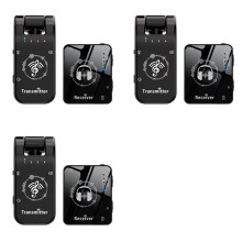 3X 2,4 GHz Kabelloses Kopfhörer-Monitor-Übertragungssystem Bühnen-Audio-Kopfhörer-Sender und -Empfänger