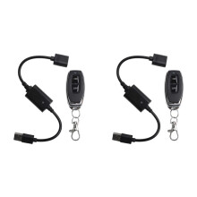 2X DC5V 433Mhz USB Wireless RF Remote Control Driver Power OFF for LED Light Strip Reading Lamp Light Fan