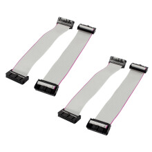 4 StÜCke 2,54 mm Raster 20 Pin F / F IDC-Flachbandkabelanschluss