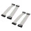 4 Pieces 2.54 mm Pitch 20 Pin F/F IDC Flat Ribbon Cable Connector 1