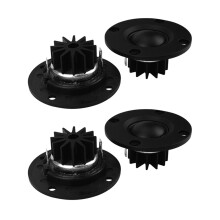 Hoch Töner Lautsprecher 6 Ohm 30 Watt Hifi Weiche Kuppel Silk Film Hoch Ton Lautsprecher Neodymium Zahn KüHlkörper 4 Stücke