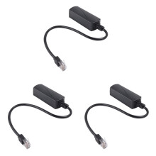 3X 2.5G PoE 48V to 24V PoE Converter RJ45 Port Output 24V/1A 24W Max for Power Passive 24V Board Devices 100Mbps