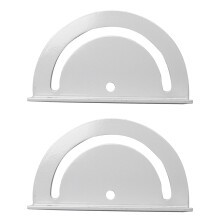 2X 180 Degree Steering Connecting Plate Corner Bracket Without Screw Nut for Aluminum Extrusion 3030 Series