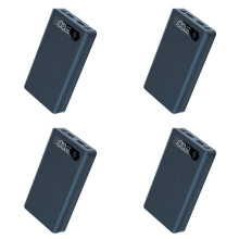 4X 6X18650 Batterie Ladegerät Kasten Power Bank Gehäuse 18650 Batterie Aufladung Kasten für Handy Ladung, Standard Ladung Schwarz