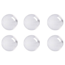 6X Transparent Couleur Verre Cristal Boule de Sphère de Guérison Photographie Accessoires Props Balle Décor 40Mm