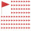 1000 Pcs Solid Red Toothpick Flags Small  Plain Red Color Stick Cupcake Toppers Flags DIY Decoration 1