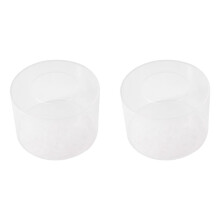 2Pc Round Acrylic Cake Display Board Cake Smoother Scraper Cake Tray DIY Round Decor Cake Refillable Board(A)