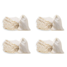200 Pcs 4 X 6 Inches Cotton Muslin Bags, Reusable Drawstring Bags for Tea, Cheesecloth Sachet Bags for Party