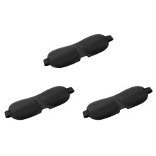 3X Schlaf Augenmaske Schlaf Auge Augenbinde Schwarz Reise Hilfsmittel und Rest Von Schlaf