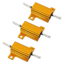 3X High Power 10 Ohm 10R 10W Watt Aluminum Housed Metal Case Wirewound Resistors